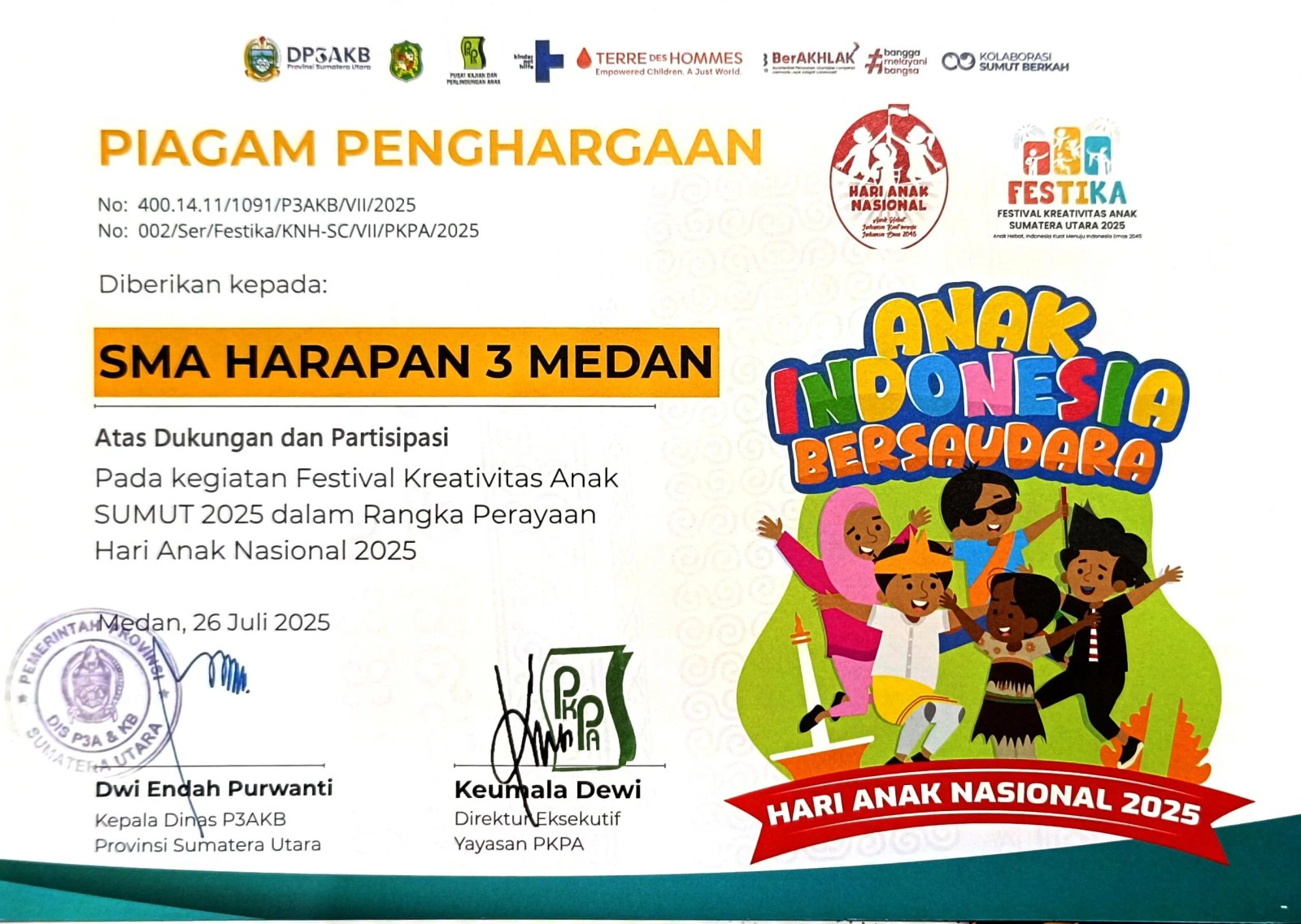 Penghargaan Hari Anak Nasional 2025